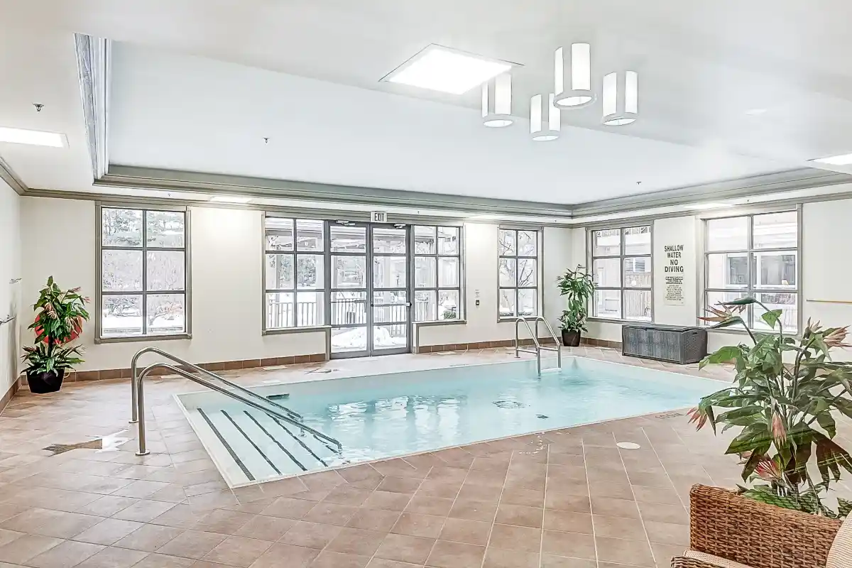 Indoor pool.