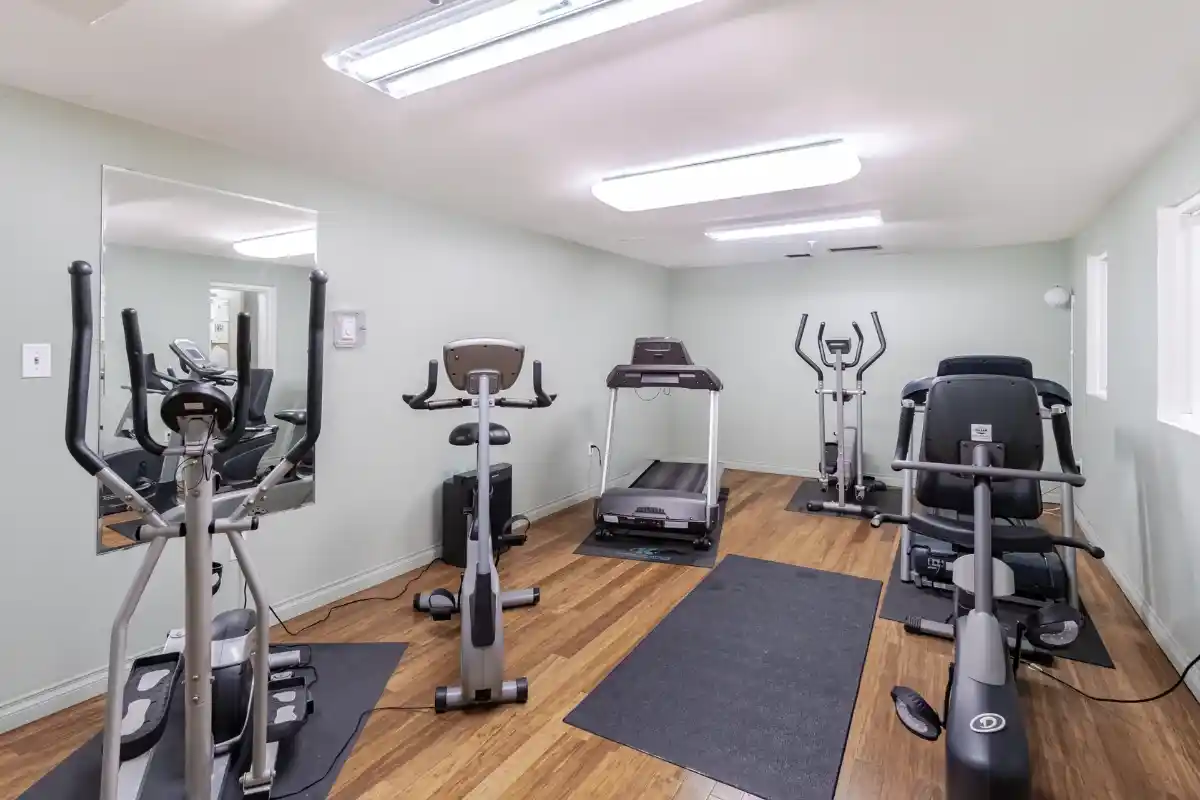 Fitness room.