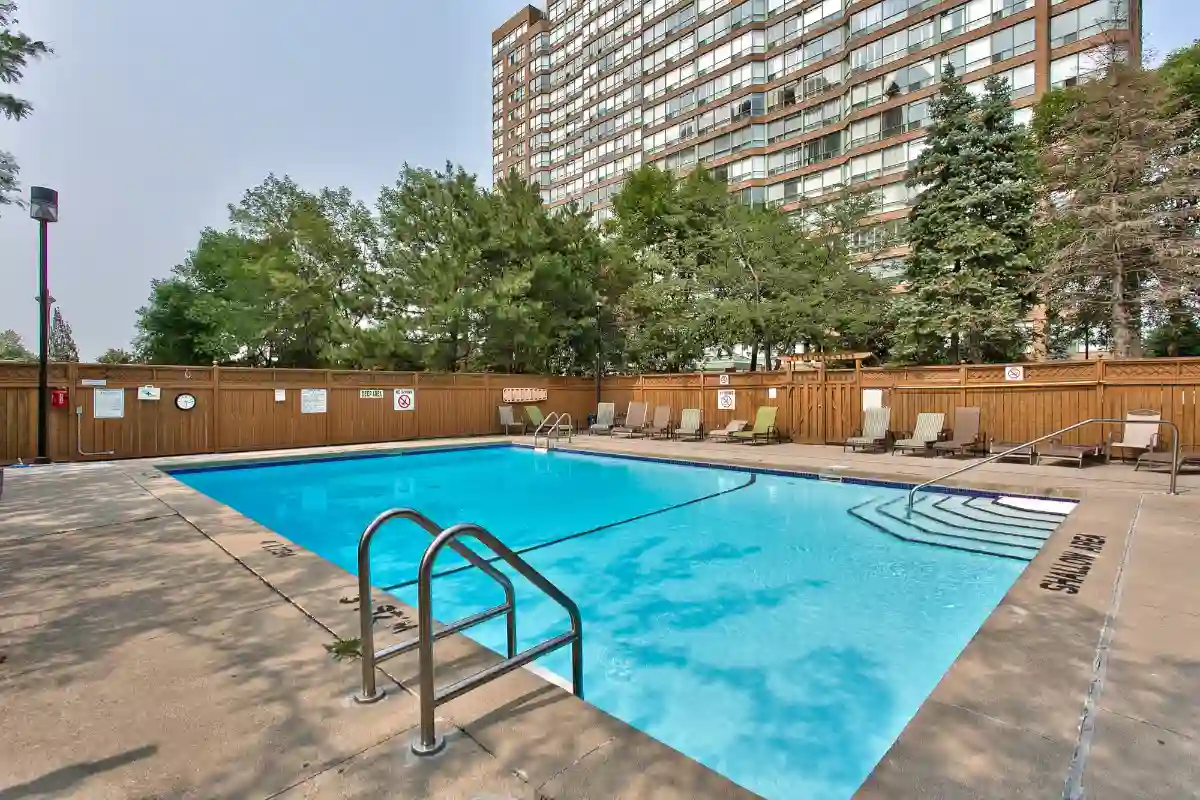 Outdoor pool.
