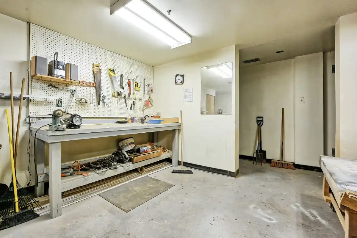 Hobby room.