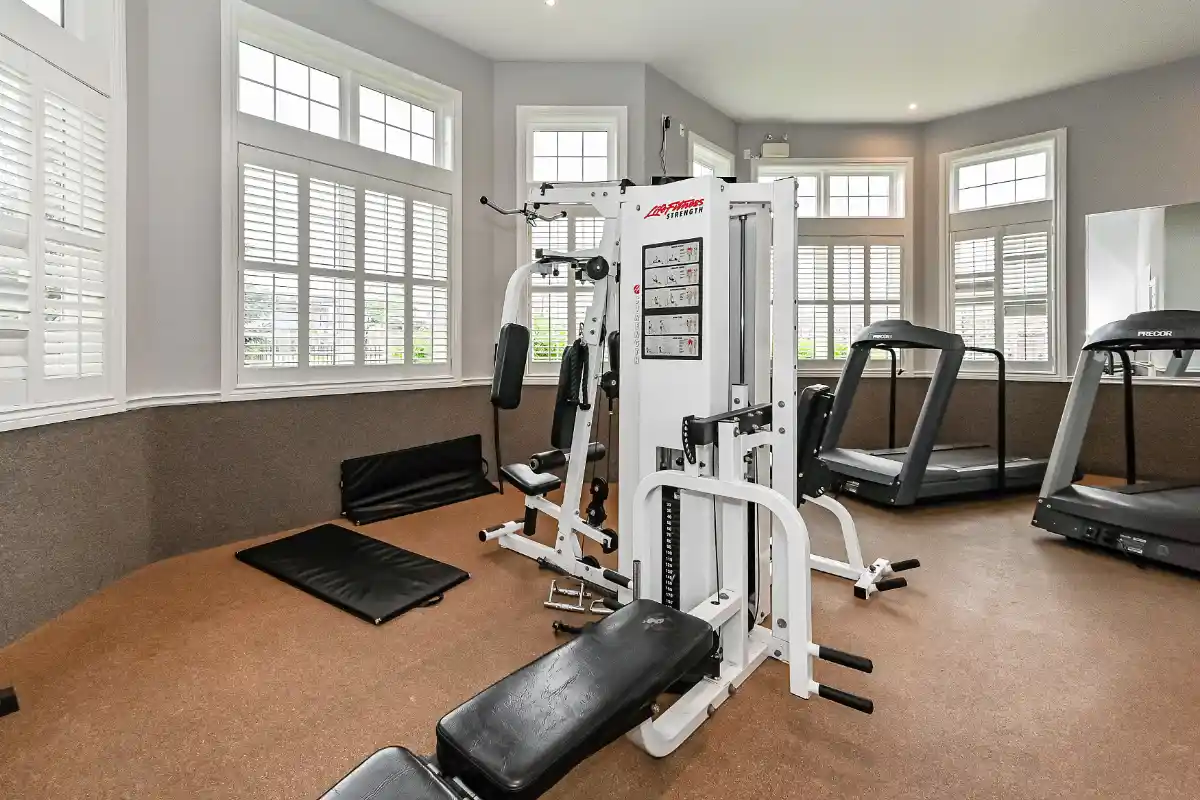 Fitness room.