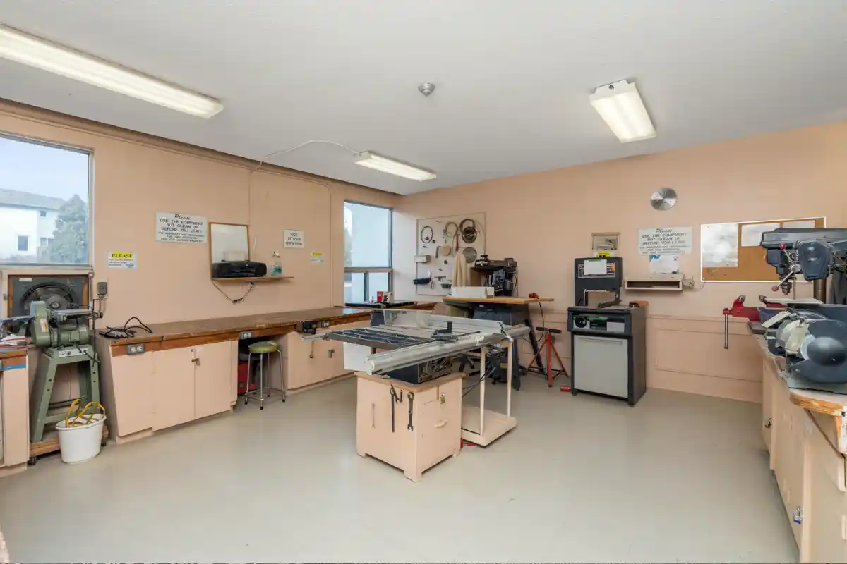 Hobby room.