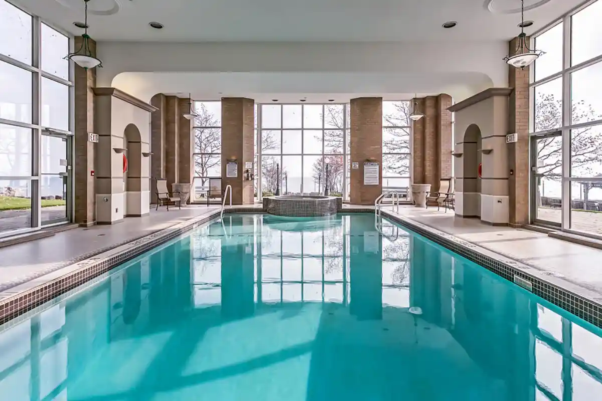 Indoor pool.