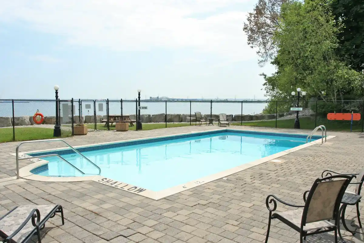 Outdoor pool.