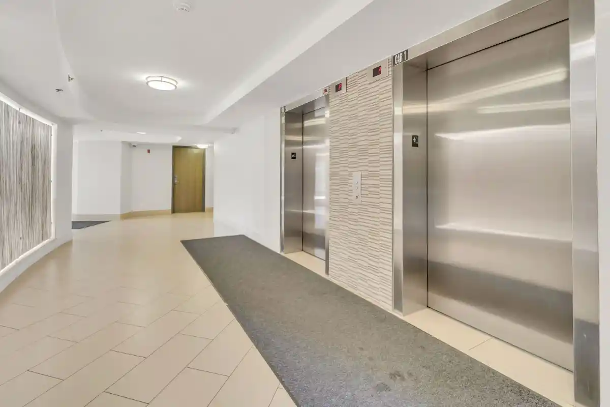 Elevator area.