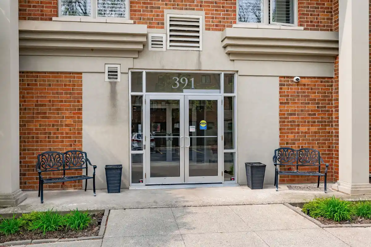 Entrance at 391 Plains Rd E