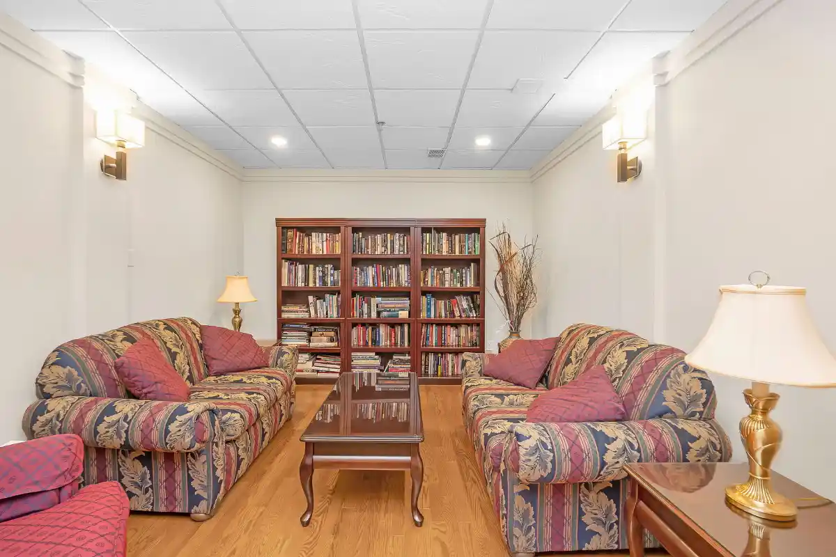 Sitting area.