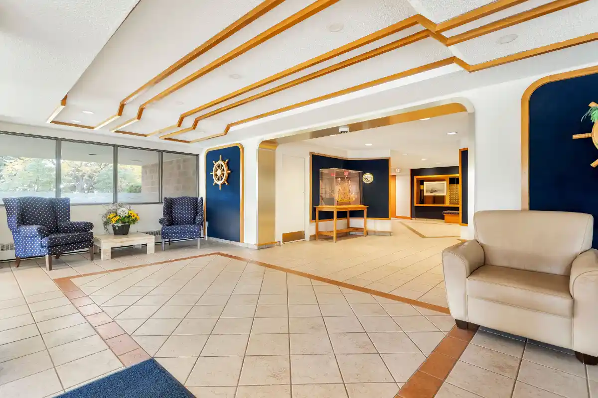 Lobby area.