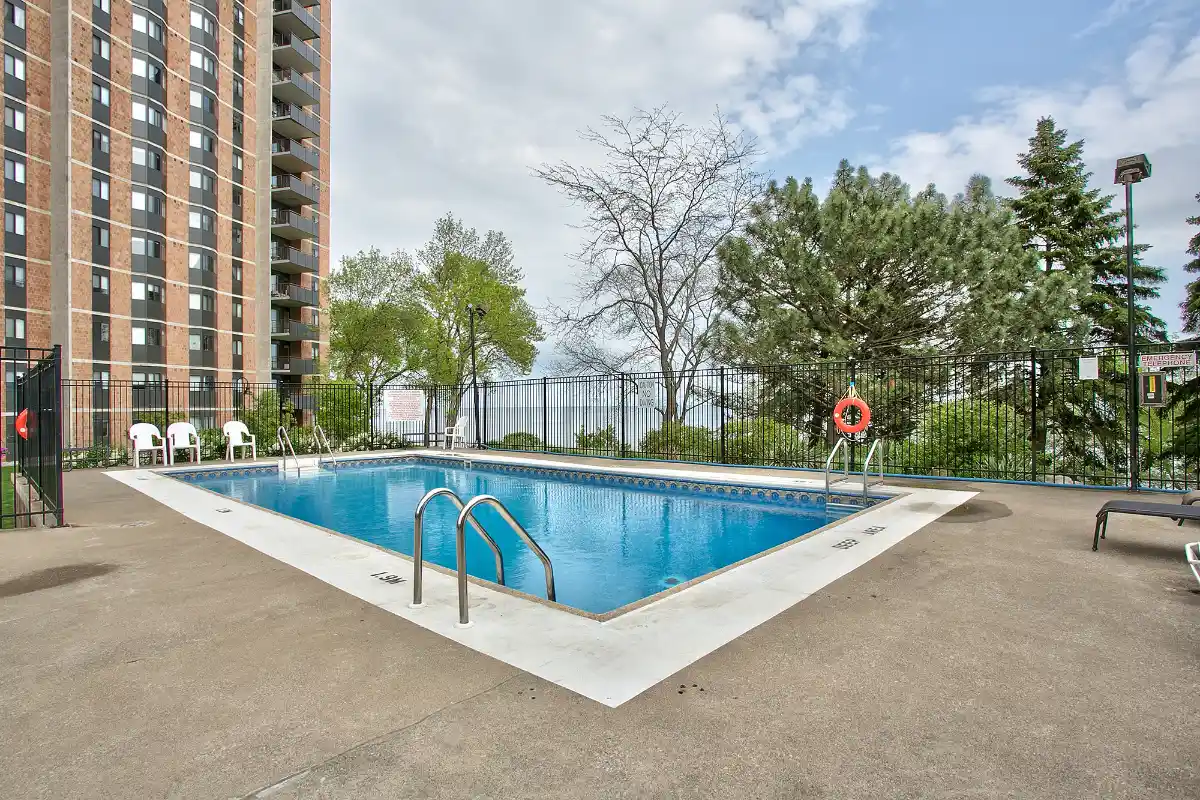Outdoor pool.