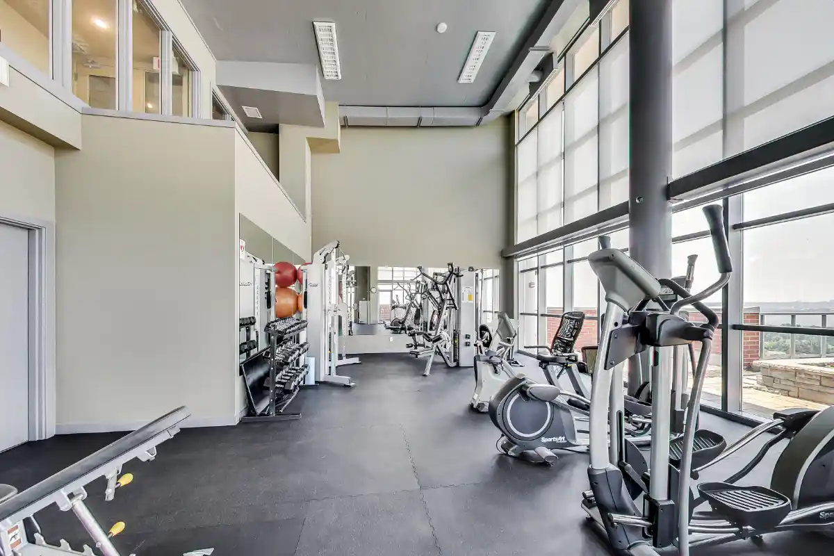 Fitness room.